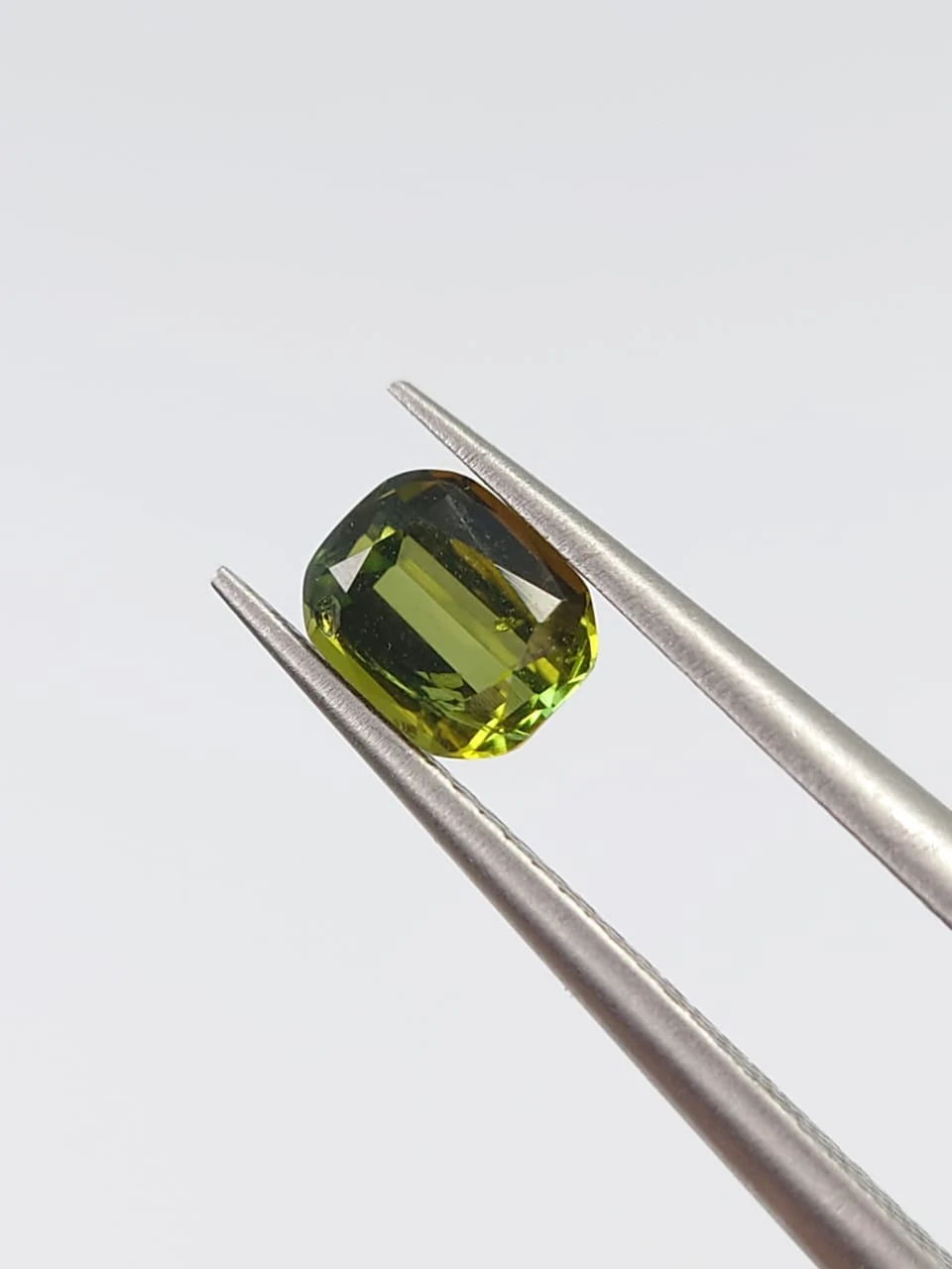 0.46ct Natural Olive Green Tourmaline Cushion Cut Loose Gemstone from Afghanistan — view 6